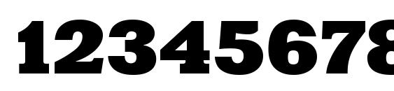 XeniaExtended Cyrillic Font, Number Fonts