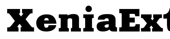 XeniaExtended font, free XeniaExtended font, preview XeniaExtended font