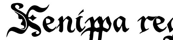 Xenippa regular Font