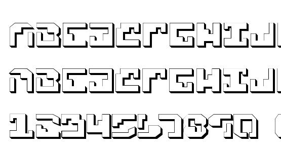 Xenophobia 3D Font Download Free / LegionFonts