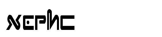 шрифт Xephc, бесплатный шрифт Xephc, предварительный просмотр шрифта Xephc