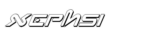 шрифт Xephsi, бесплатный шрифт Xephsi, предварительный просмотр шрифта Xephsi