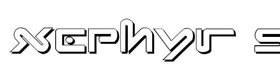 Xephyr Shadow Font