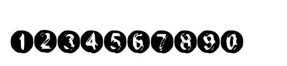 Xerof Font, Number Fonts