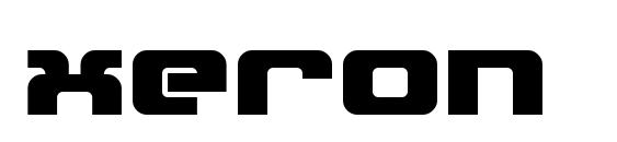 шрифт Xeron, бесплатный шрифт Xeron, предварительный просмотр шрифта Xeron