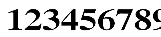 Xerox Serif Wide Bold Font, Number Fonts