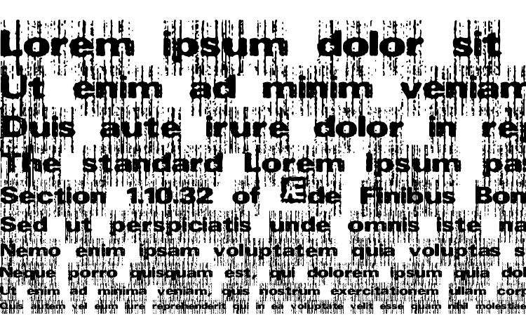 specimens Xeroxmal font, sample Xeroxmal font, an example of writing Xeroxmal font, review Xeroxmal font, preview Xeroxmal font, Xeroxmal font
