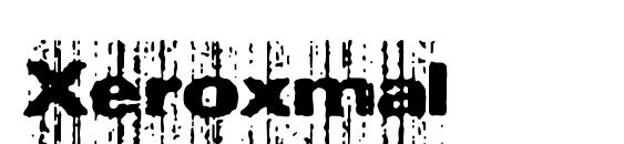 шрифт Xeroxmal, бесплатный шрифт Xeroxmal, предварительный просмотр шрифта Xeroxmal