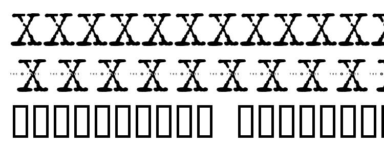 глифы шрифта Xfont, символы шрифта Xfont, символьная карта шрифта Xfont, предварительный просмотр шрифта Xfont, алфавит шрифта Xfont, шрифт Xfont