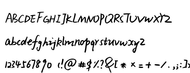 glyphs Xiao Gao font, сharacters Xiao Gao font, symbols Xiao Gao font, character map Xiao Gao font, preview Xiao Gao font, abc Xiao Gao font, Xiao Gao font