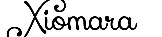 Шрифт Xiomara