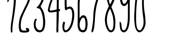 Xiparos Font, Number Fonts