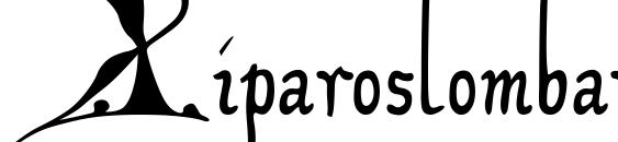 Xiparoslombard Font, Pretty Fonts