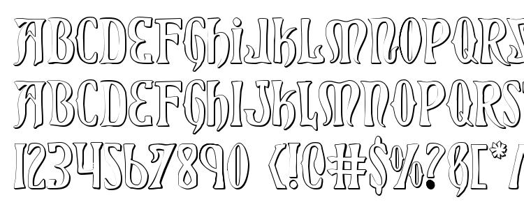 glyphs Xiphos 3D font, сharacters Xiphos 3D font, symbols Xiphos 3D font, character map Xiphos 3D font, preview Xiphos 3D font, abc Xiphos 3D font, Xiphos 3D font