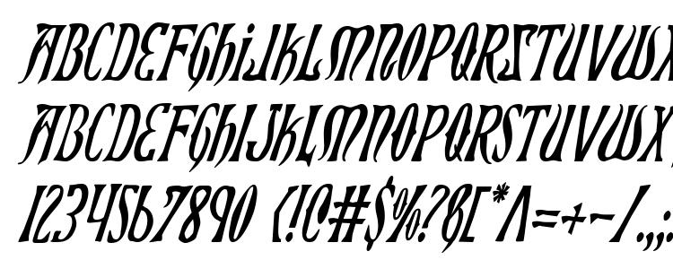 glyphs Xiphos Condensed Italic font, сharacters Xiphos Condensed Italic font, symbols Xiphos Condensed Italic font, character map Xiphos Condensed Italic font, preview Xiphos Condensed Italic font, abc Xiphos Condensed Italic font, Xiphos Condensed Italic font