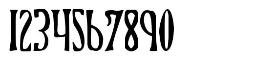 Xiphos Condensed Font, Number Fonts