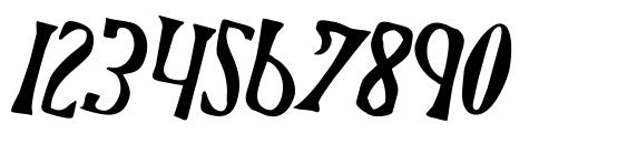 Xiphos Counter Rotated Font, Number Fonts