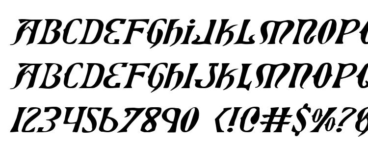 глифы шрифта Xiphos Expanded Italic, символы шрифта Xiphos Expanded Italic, символьная карта шрифта Xiphos Expanded Italic, предварительный просмотр шрифта Xiphos Expanded Italic, алфавит шрифта Xiphos Expanded Italic, шрифт Xiphos Expanded Italic