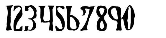 Xiphos Horror Font, Number Fonts