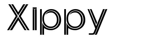 шрифт Xippy, бесплатный шрифт Xippy, предварительный просмотр шрифта Xippy