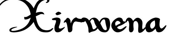 Xirwena regular font, free Xirwena regular font, preview Xirwena regular font