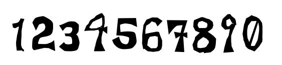 Xixtrec Font, Number Fonts