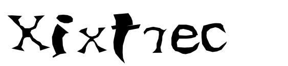 Xixtrec Font, Monogram Fonts