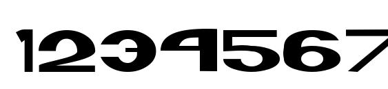 Xlr8 Font, Number Fonts