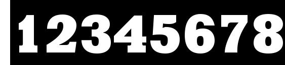 Xnc85 c Font, Number Fonts