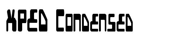 Шрифт XPED Condensed