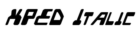 XPED Italic Font