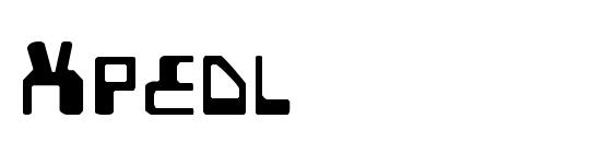 шрифт Xpedl, бесплатный шрифт Xpedl, предварительный просмотр шрифта Xpedl