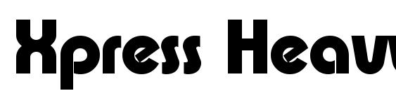 Xpress Heavy SF Bold Font