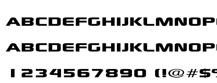 глифы шрифта Xscale, символы шрифта Xscale, символьная карта шрифта Xscale, предварительный просмотр шрифта Xscale, алфавит шрифта Xscale, шрифт Xscale