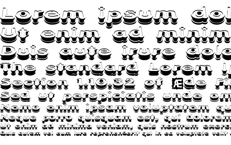 specimens Xtrusion font, sample Xtrusion font, an example of writing Xtrusion font, review Xtrusion font, preview Xtrusion font, Xtrusion font