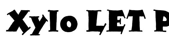 Xylo LET Plain.1.0 font, free Xylo LET Plain.1.0 font, preview Xylo LET Plain.1.0 font