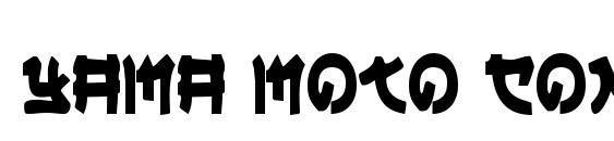 Yama Moto Condensed font, free Yama Moto Condensed font, preview Yama Moto Condensed font