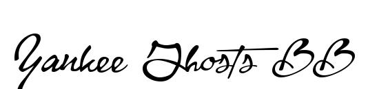 Yankee Ghosts BB Font, Pretty Fonts
