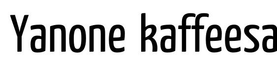 Yanone kaffeesatz regular Font, Elegant Fonts