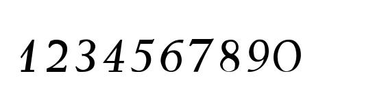Yardstick Italic Font, Number Fonts