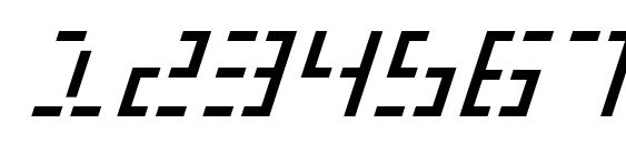 Шрифт Year 2000 Italic, Шрифты для цифр и чисел