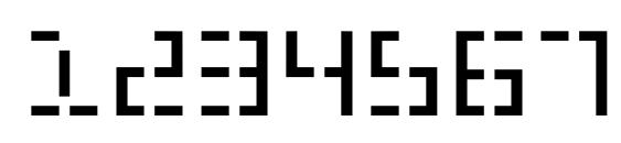 Year 2000 Font, Number Fonts