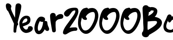 Year2000Boogie font, free Year2000Boogie font, preview Year2000Boogie font