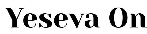 шрифт Yeseva One, бесплатный шрифт Yeseva One, предварительный просмотр шрифта Yeseva One