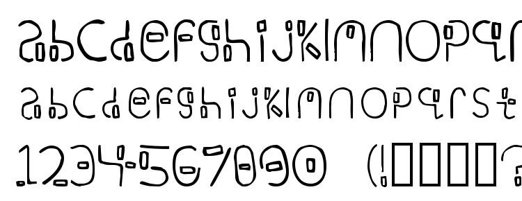 глифы шрифта Yikatu, символы шрифта Yikatu, символьная карта шрифта Yikatu, предварительный просмотр шрифта Yikatu, алфавит шрифта Yikatu, шрифт Yikatu