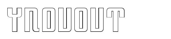 шрифт Ynduout, бесплатный шрифт Ynduout, предварительный просмотр шрифта Ynduout