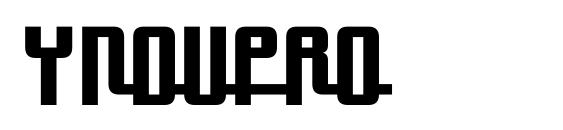шрифт Yndupro, бесплатный шрифт Yndupro, предварительный просмотр шрифта Yndupro