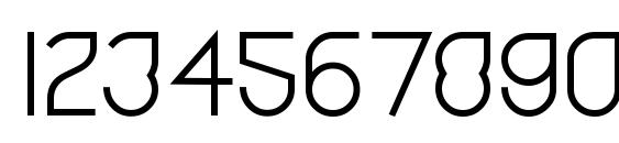 Yodo Regular Font, Number Fonts