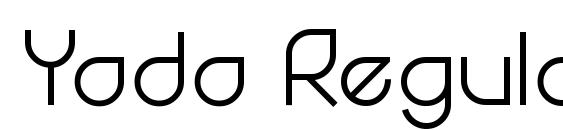шрифт Yodo Regular, бесплатный шрифт Yodo Regular, предварительный просмотр шрифта Yodo Regular