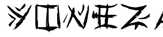 Yonezawa font, free Yonezawa font, preview Yonezawa font